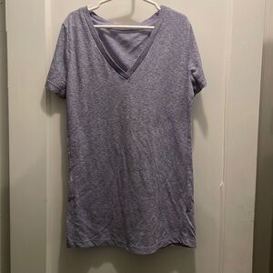 Women’s Purple V-Neck T-Shirt